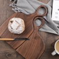 thumbnail image 5 of CIYISON Natural Walnut Wooden Cutting Board Wood Chopping Board Fruit Cheese Bread Tray, 5 of 15