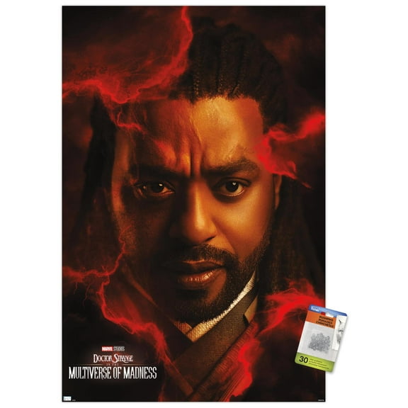 Marvel Doctor Strange in the Multiverse of Madness - Baron Mordo One Sheet Wall Poster with Pushpins, 22.375" x 34"