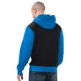 thumbnail image 2 of Men's Starter Black/Blue Detroit Lions Thursday Night Gridiron Full-Zip Hoodie, 2 of 2