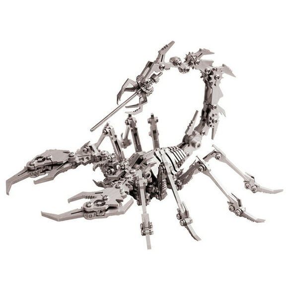 fastboy Silver Educational And Fun 3D Metal Riddle Puzzles For Brain Training 3-d Puzzles Gifts Toys Challenging Fun Games 【Scorpion King】diy 1Set