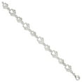 thumbnail image 2 of Sterling Silver Bracelet with station 13 mm 8.5 in Polished Paw Print, 2 of 4