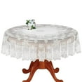 thumbnail image 1 of Lace Tablecloth White Snowflakes Rectangular  Table Cover for Christmas, 1 of 9