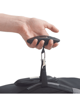 Luggage Scales Product Image 90lb Portable Electronic Digital Luggage Scale In Black
