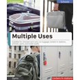 thumbnail image 3 of Fosmon TSA Accepted Cable Luggage Locks, 3 Digit Combination with Open Alert Indicator, Alloy Body, 3 of 8