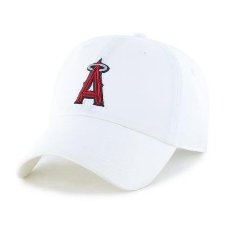 MLB Los Angeles Angels Clean Up White Adjustable Hat