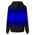 thumbnail image 5 of HAPIMO Gradient Sweatshirt for Women Pocket Drawstring Pullover Tops Solid Color Long Sleeve Relaxed Fit Womens Hoodie Sweatshirt Teen Girls Clothes Blue, 5 of 6