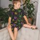 thumbnail image 4 of Balery Mardi Gras6 Conjunto de Pijama Infantil de Manga Corta con Estampado – Ropa de Dormir de Algodón Suave-Large, 4 of 6