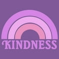thumbnail image 2 of Girl's Lost Gods Kindness Retro Stripes  Graphic Tee Purple Berry X Large, 2 of 4