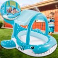 thumbnail image 1 of Piscina para bebés Piscina para niños con sombra redonda Bañera para bebés Piscina de bolas Ocean Wmkox8yii shdjk3870, 1 of 1