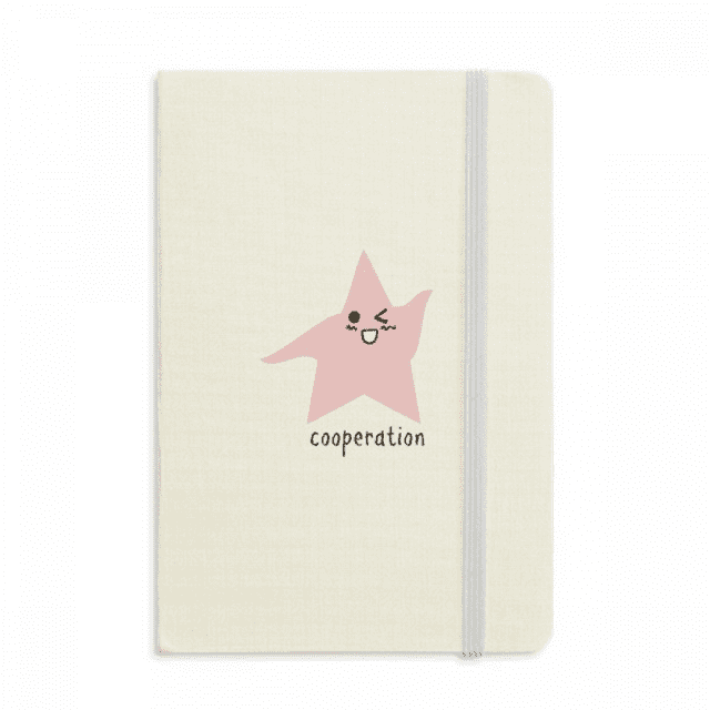 Starfish Lovely Animal Art Deco Fashion Notebook Official Fabric Hard Cover Classic Journal Diary