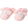 thumbnail image 4 of Miniso Sanrio Personajes Kuromi Kuluomi Pantuflas de felpa, Kawaii Punta cerrada Zapatillas cálidas y novedosas, Zapatillas de casa para mujer, 4 of 4