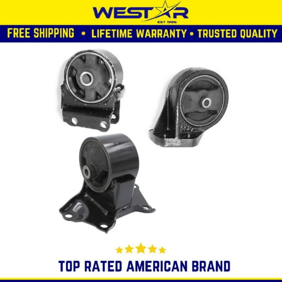 Engine Motor & Trans Mount Set Compatible for 2002-2005 Hyundai Sonata 2.4/2.7L Auto Replaces 8769 8783 9373