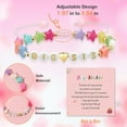 thumbnail image 3 of Sdmnsg-T Big Sister Bracelet, Colorful Little Sister Jewelry, Letter Beads Bracelet, Sister Jewelry Gifts for Daughter Granddaughter Niece Big Sister, 3 of 6