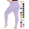 thumbnail image 3 of Women's and Plus Size Ankle Length Cotton Leggings, 3 of 5