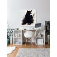 thumbnail image 5 of Marmont Hill "Bear Awakens" Painting Print on White Wood, 5 of 5