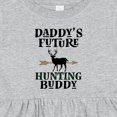 thumbnail image 4 of Inktastic Daddy Future Hunting Buddy Girls Baby Dress, 4 of 5