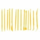 thumbnail image 1 of Bewildely 14 unidades/juego de herramientas de arcilla polimérica, raspadores moldeadores de escultura de pasta, artesanos principiantes, modelado Suministros de cerámica y alfarería Amarillo Bewildely JJ17367-01, 1 of 6