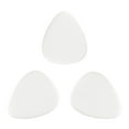 thumbnail image 3 of Exotic Plectrums - White Agate Stone Guitar Or Bass Pick - 3.0 mm Ultra Heavy Gauge - 351 Shape - Specialty Handmade Gemstone Exotic Plectrum - 6 Pack, 3 of 7