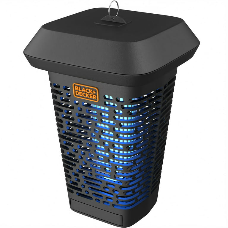  BLACK+DECKER Bug Zapper, Electric UV Insect Catcher & Killer  for Flies, Mosquitoes, Gnats & Other Small to Large Flying Pests, 1 Acre  Outdoor Coverage & Bug Zapper Electric Lantern with