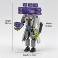 MOC Titan Computer Man Building Block Set, Skibidi Toilet MOC Action ...