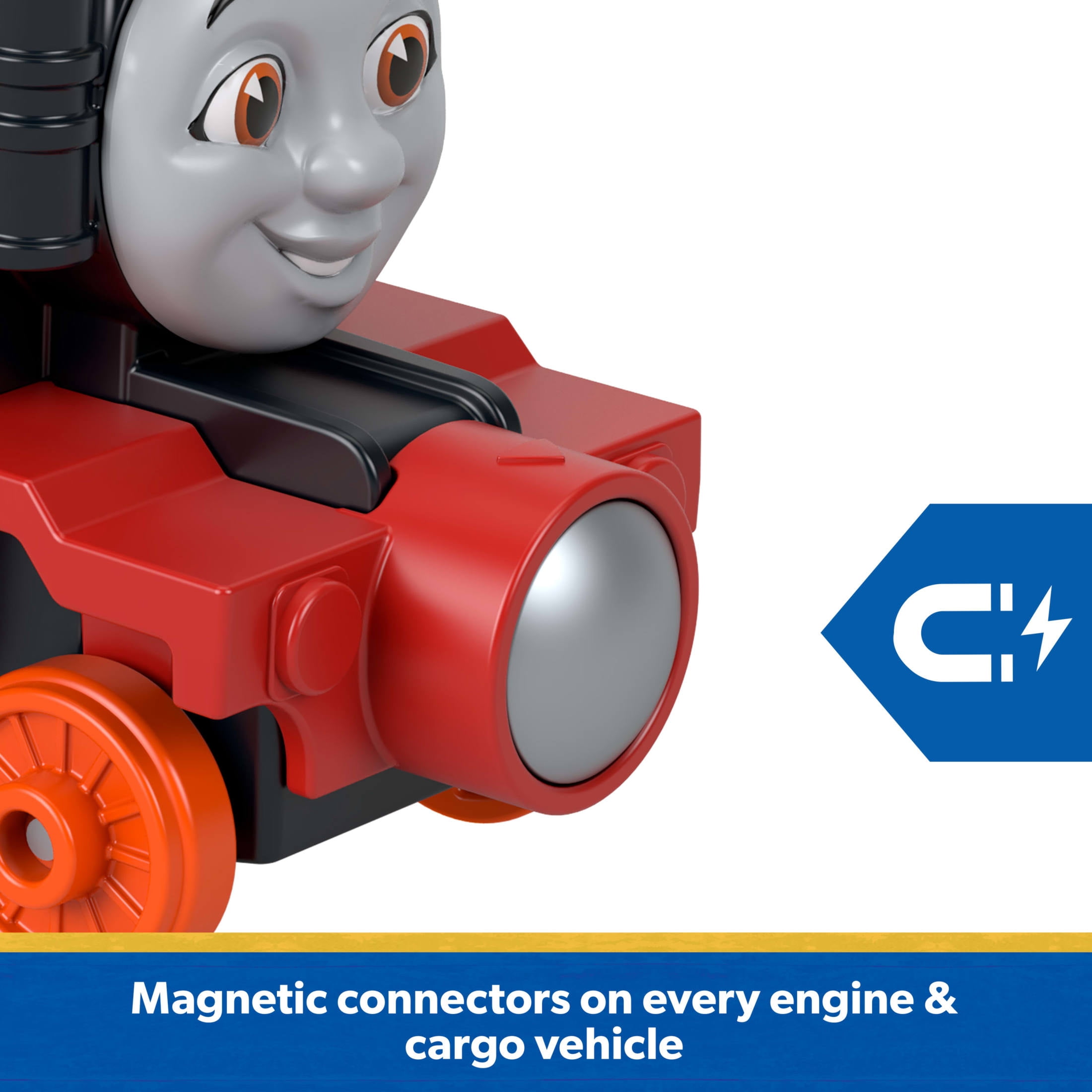 Thomas & Friends by Fisher-Price Die-Cast Nia Engine & Tender, Toy Train 2-Pack for Preschoolers