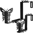 thumbnail image 1 of 2pcs Adjustable Planter Brackets Flowerpot Hanging Brackets Balcony Rail Planter Hangers, 1 of 9