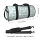 thumbnail image 2 of Fotbe White Swan Bolsa Deportiva de Lona Plegable con Estampado, Bolsa de Gimnasio con Bolsillo Seco/Húmedo, Bolsa de Viaje Ultraligera de Gran Capacidad, 2 of 6