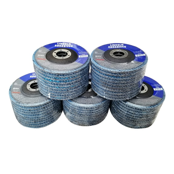 Flap Discs 4-1/2" x 7/8" 60 Grit 50 Pack Grinding Zirconia