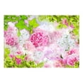 thumbnail image 2 of Tiptophomedecor Peel and Stick Floral Wallpaper Wall Mural - Pink Peonies - Removable Wall Decals, 2 of 3