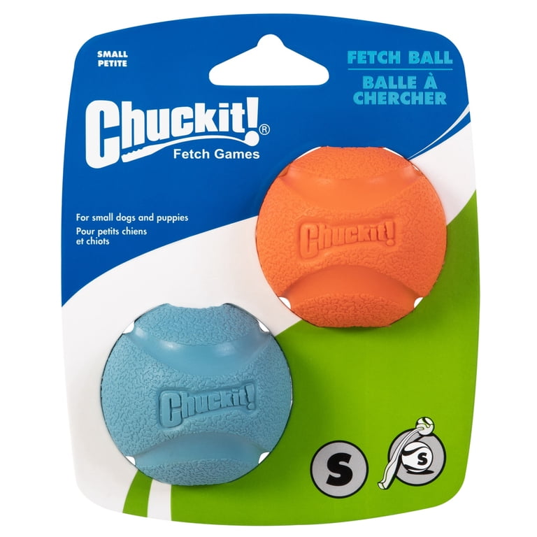 Chuckit! Fetch Ball Rubber Toy, Small 2", Pack of 2 photo 2
