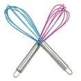 thumbnail image 4 of Cheers.US 3Pcs/Set Silicone Whisk, Stainless Steel & Silicone Kitchen Utensils for Blending, Whisking, Beating & Stirring, 4 of 6