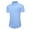 Light Blue, variant on Mens Dress Shirts Personality Design Sports Fitness T-shirt Short Sleeve Turn-Neck Blouses Shirts
