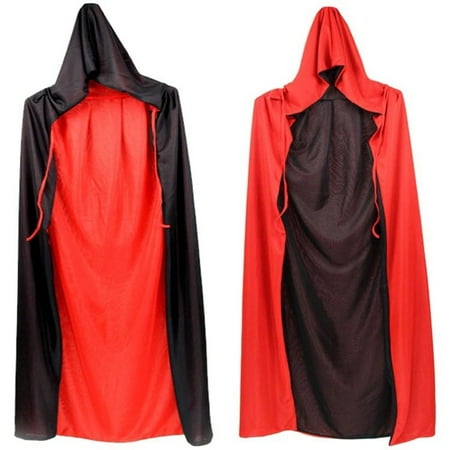 Halloween Cloak Wizard Witch Prince Double Layer Cloak Sewing | Walmart ...