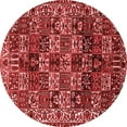 thumbnail image 1 of Ahgly Company Machine Washable Indoor Round Persian Red Traditional Area Rugs, 3' Round, 1 of 4