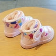 thumbnail image 5 of Boys Girls Winter Warm Shoes Cozy Snow Boots Toddler Non- Walking Shoes Outdoor Water Resistance Fur Booties Pink 5 Y-5.5 Y, 5 of 6