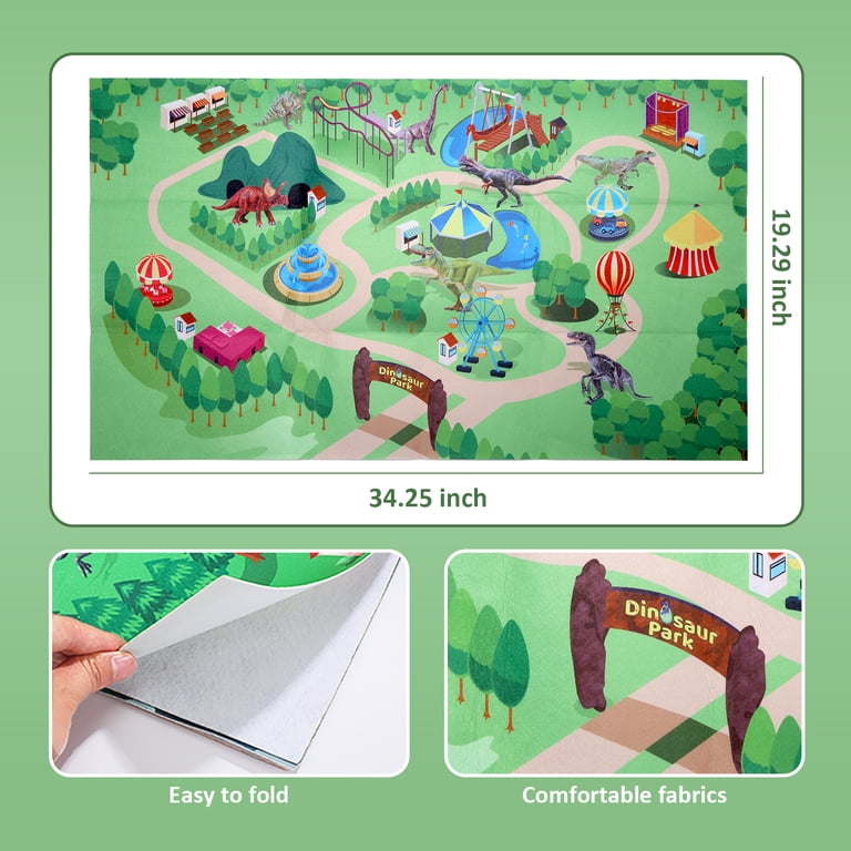 JoyStone Dinosaur Transport Truck Playset with Playmat photo 4