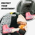thumbnail image 4 of Easygdp Modern Industry Car Kick Mat Seat Cover 2 Pcs Anti-Kick Pockets Storage Mat Back Seat Cover Car Seat Protector, 4 of 8