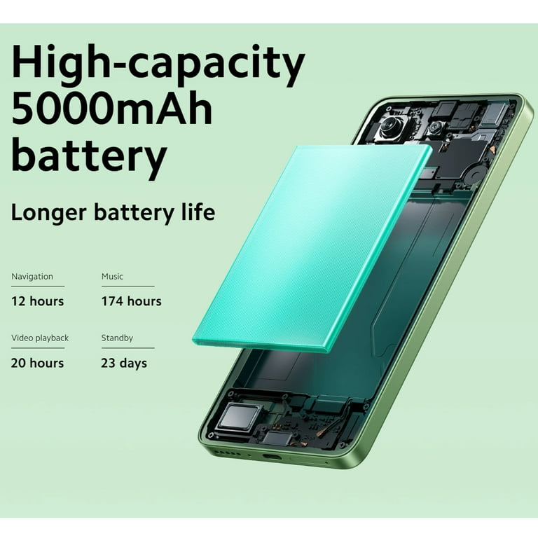 Xiaomi Redmi Note 13 Cell Phone, 4G LTE, 256GB + 8GB, 6.67