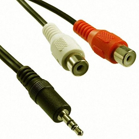 MAGNUM PRO M106 6ft 3.5mm Stereo Male to Two RCA Female Audio Cable