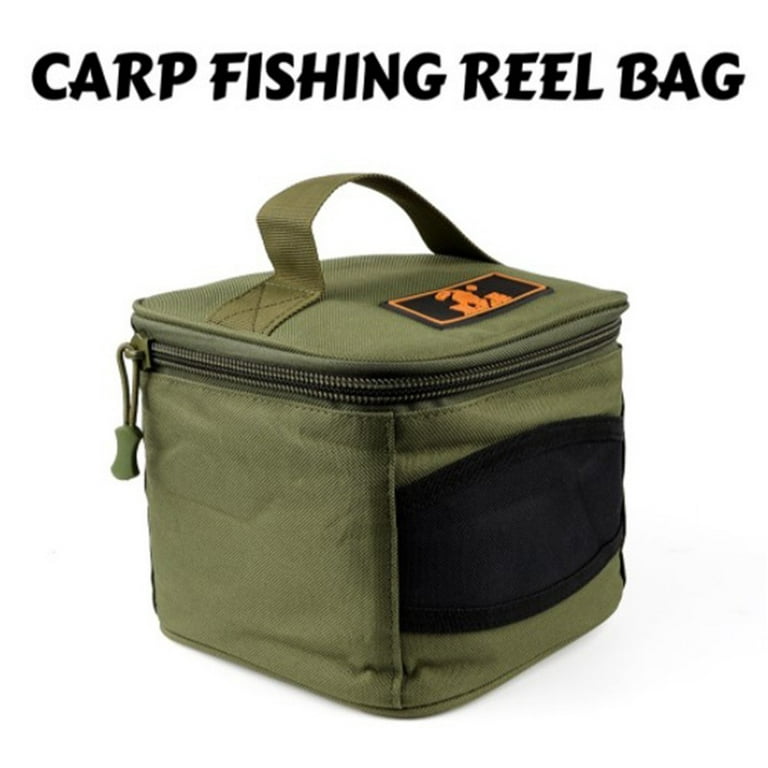 Fancy 1Pc Fishing Tackle Bag - Multifunctional Fishing Reel Bag Waterproof  Reel Lure&Gear Bag Storage Case Bags Green 