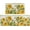 6 Sunflowers, variant on Lemon Kitchen Mat Set of 2,Spring Summer Lemon Colorful Kitchen Rugs and Mats Non Skid Washable,Farmhouse Kitchen Runner Rugs with Rubber Backing (17"x48"+17"x30")