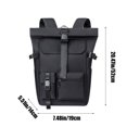 thumbnail image 3 of RuiJiao Sac à Dos pour Hommes en Liquidation avec Bretelles Réglables, Décontracté et à la Mode, Grande Capacité de Rangement, Tissu Robuste et Imperméable, Sac à Dos de Voyage pour Ordinateur, 3 of 5