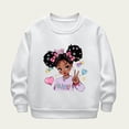 thumbnail image 2 of ZACPNCV Girls Cute Graphic Crewneck Sweatshirt Long Sleeve Drop Shoulder Pullover Tops White 9-10 Years, 2 of 6
