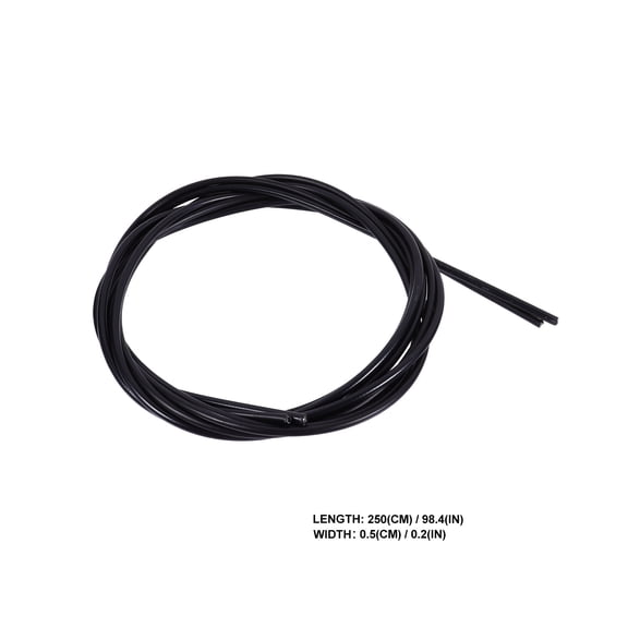 LOLIPPYY 1 Set Black Steel Brake Cables for Mountain Bikes, Replacement Bike Braking Cables