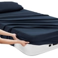 thumbnail image 5 of Camping Sheets King Size - Outdoor Air Mattress Sheet Set – Built-in Corner Straps for Air Mattress & Camping Use – Designed for Inflatable Beds & Tailgate Sleepovers, Black, 5 of 6