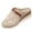 Slipper - Beige, variant on Casual Shoes for Women Closed Toe Slip On Mules Intricate Crochet Mesh Upper with Buckle Strap Espadrille Sole Outdoor Walking Footwear Summer Getaways