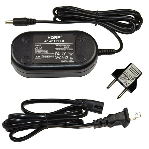 HQRP AC Power Adapter for Casio CA-32 / CA-33 USB Cradle - (incl. USA Plug & Euro Adapter)