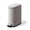 Grey, variant on Slim 2.6 Gallon Stainless Steel Trash Can with Soft Close Lid – Step-On Pedal, Removable Inner Bucket, Odor Control, Waterproof, Rear Handle, for Bathroom, Bedroom, Kitchen – Beige