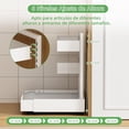 thumbnail image 4 of Cajones Organizador Bajo Fregadero, 2 Niveles Organizador de Cocina con 3 Rieles Adhesivo, Ajuste de altura en 6 niveles, Adecuado para Cocina Baño. Anchura 32-52 cm Ajustable, 4 of 17