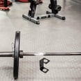 thumbnail image 1 of LRXIYODE Gym Equipment Part Black Steel Barbell Storage Rack Wall Mounted for Weightlifting, 1 of 8
